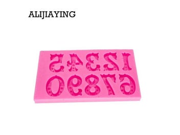 Listing 5 of 8 for M1395 DIY Number 0-9 Mould Silicone Mold Cake Dessert Decorating Tool Fondant