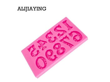 Listing 6 of 8 for M1395 DIY Number 0-9 Mould Silicone Mold Cake Dessert Decorating Tool Fondant