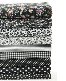 Listing 14 of 20 for 9 Style Fabric Patchwork Bundle 100% Cotton 50x50cm G0639BK0