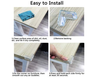 Listing 4 of 5 for Safety Corner Protectors Guards, 20pcs Baby Proofing Safety Corner Clear Furn