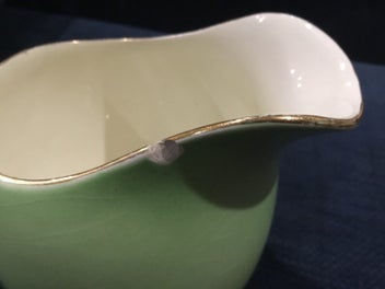 Listing 5 of 5 for ROYAL WINTON GRINWADES GREEN ‘ROSEBUD’ JUG - VERY GOOD CONDITION