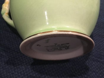 Listing 4 of 5 for ROYAL WINTON GRINWADES GREEN ‘ROSEBUD’ JUG - VERY GOOD CONDITION