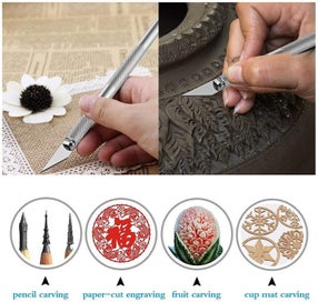 Listing 4 of 8 for 18pcs Plantional Steel Weeding Vinyl Tool Set