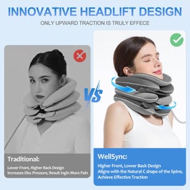 Listing 2 of 7 for Inflatable Adjustable Neck Traction Device with Neck Support