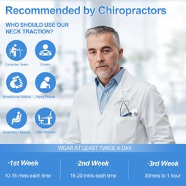 Listing 3 of 7 for Inflatable Adjustable Neck Traction Device with Neck Support