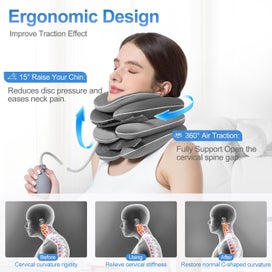 Listing 4 of 7 for Inflatable Adjustable Neck Traction Device with Neck Support