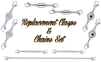 Listing 3 of 9 for Magnetic Jewellery Necklace Chain Extension Clasps Hooks