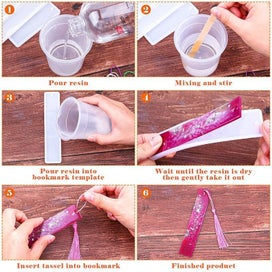 Listing 5 of 13 for Silicone Molds Bookmark Epoxy Resin Moulds