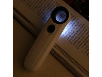 Listing 3 of 7 for 40X Handheld 2 LED Light Magnifier Reading Glass Lens Jewelry Loupe