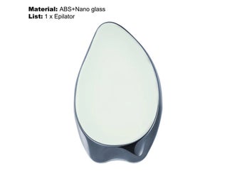 Listing 2 of 2 for Thigh Hair Remover Washable Portable Practical Glass Physical Hair Remover fo