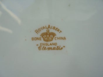 Listing 5 of 5 for Royal Albert 'Clematis' fine china side plate