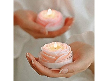 Listing 5 of 9 for Austin Rose Candle Silicone Mold DIY Flowers Candle Making Soap Resin Chocolate