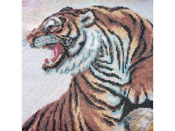 Listing 4 of 8 for Diy Bead Embroidery Kits Pearl Embroidery Kits Sewing Fabric Schemes Printed