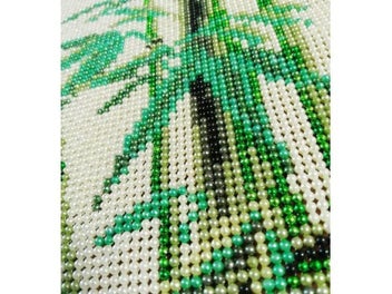 Listing 6 of 8 for Diy Bead Embroidery Kits Pearl Embroidery Kits Sewing Fabric Schemes Printed