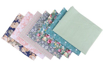 Listing 11 of 15 for 7 Style Fabric Patchwork Bundle 100% Cotton 50x50cm
