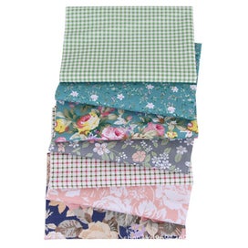 Listing 14 of 15 for 7 Style Fabric Patchwork Bundle 100% Cotton 50x50cm