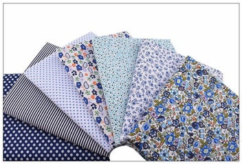 Listing 15 of 20 for 7 Style Fabric Patchwork Bundle 100% Cotton 50x50cm