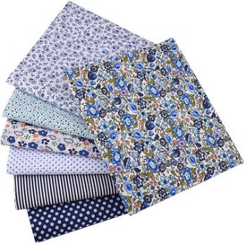 Listing 19 of 20 for 7 Style Fabric Patchwork Bundle 100% Cotton 50x50cm