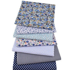 Listing 20 of 20 for 7 Style Fabric Patchwork Bundle 100% Cotton 50x50cm