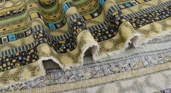 Listing 3 of 20 for 5 Style Fabric Patchwork Bundle Cotton Linen Fabric 50x50cm