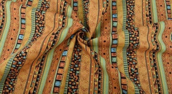 Listing 13 of 20 for 5 Style Fabric Patchwork Bundle Cotton Linen Fabric 50x50cm