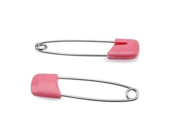 Listing 5 of 8 for Candy Color Safety Pins Findings Safe Secure Clips For Baby Care Shower Cloth