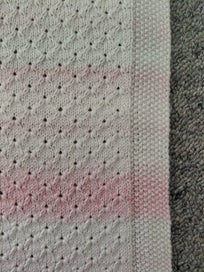 Listing 2 of 2 for Hand knitted baby blanket