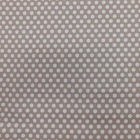 Listing 2 of 5 for Patchwork Quilting Sewing Fabric Polkadot Biscuit 50x55cm FQ