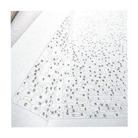 Listing 3 of 5 for DIY Paint By Numbers Pink Flowers 20x30cm with Canvas & Frame