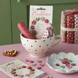 Listing 10 of 10 for Quilting Fabric TILDA Creating Memories Gingham Red 50x55cm FQ