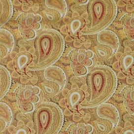Listing 7 of 9 for Quilting Patchwork Fabric Sewing Luxe Paisley Gold 50x55cm FQ