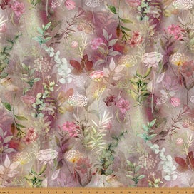 Listing 2 of 3 for Patchwork Quilting Sewing Fabric Blush Garden Blossom 50x55cm FQ
