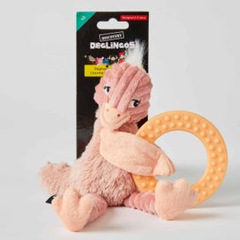 Listing 2 of 4 for Les Deglingos Pomelos The Ostrich Teething Ring