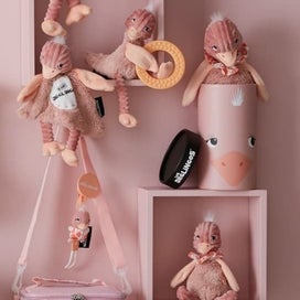 Listing 4 of 4 for Les Deglingos Pomelos The Ostrich Teething Ring