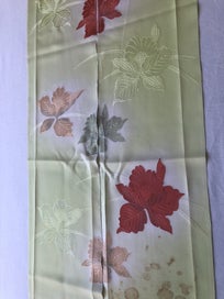 Listing 3 of 12 for Vintage Japanse Silk Floral Fabric Pieces x2 Kimono Panels
