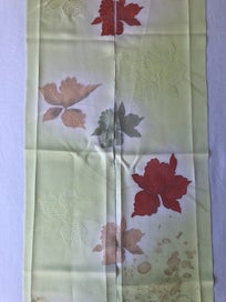 Listing 4 of 12 for Vintage Japanse Silk Floral Fabric Pieces x2 Kimono Panels