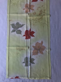 Listing 9 of 12 for Vintage Japanse Silk Floral Fabric Pieces x2 Kimono Panels
