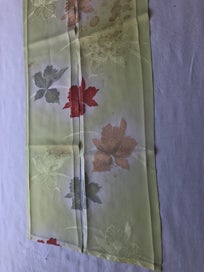 Listing 10 of 12 for Vintage Japanse Silk Floral Fabric Pieces x2 Kimono Panels