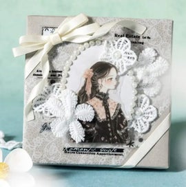 Listing 7 of 9 for Junk Journal PET Stickers - Romantic Lace - Floral Lace - 06 - 5+1