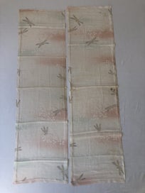 Listing 3 of 17 for Vintage Japanese Light Weight Silk Dragonfly Fabric Pieces