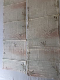 Listing 13 of 17 for Vintage Japanese Light Weight Silk Dragonfly Fabric Pieces