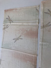 Listing 17 of 17 for Vintage Japanese Light Weight Silk Dragonfly Fabric Pieces