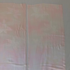 Listing 2 of 13 for Pink Silk Woven Japanese Orchid Fabric Pieces X2 Kimono Panels