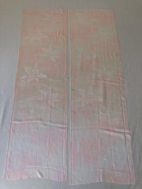 Listing 9 of 13 for Pink Silk Woven Japanese Orchid Fabric Pieces X2 Kimono Panels