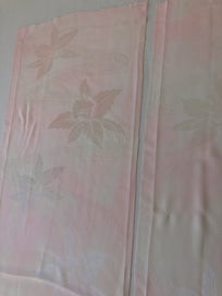 Listing 8 of 13 for Pink Silk Woven Japanese Orchid Fabric Pieces X2 Kimono Panels