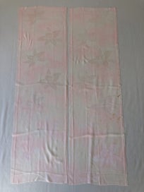 Listing 10 of 13 for Pink Silk Woven Japanese Orchid Fabric Pieces X2 Kimono Panels