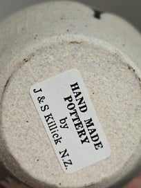 Listing 3 of 3 for Vintage NZ Studio Pottery Set – J & S Killick – Decanter & 6 Cups