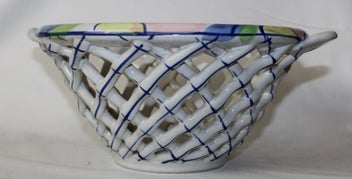 Listing 4 of 18 for +++ SUPERB "ROYCE McGLASHEN" POTTERY FRUIT BOWL +++