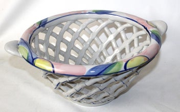 Listing 12 of 18 for +++ SUPERB "ROYCE McGLASHEN" POTTERY FRUIT BOWL +++