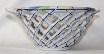 Listing 15 of 18 for +++ SUPERB "ROYCE McGLASHEN" POTTERY FRUIT BOWL +++